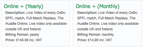 CelticTV outside UK VPN