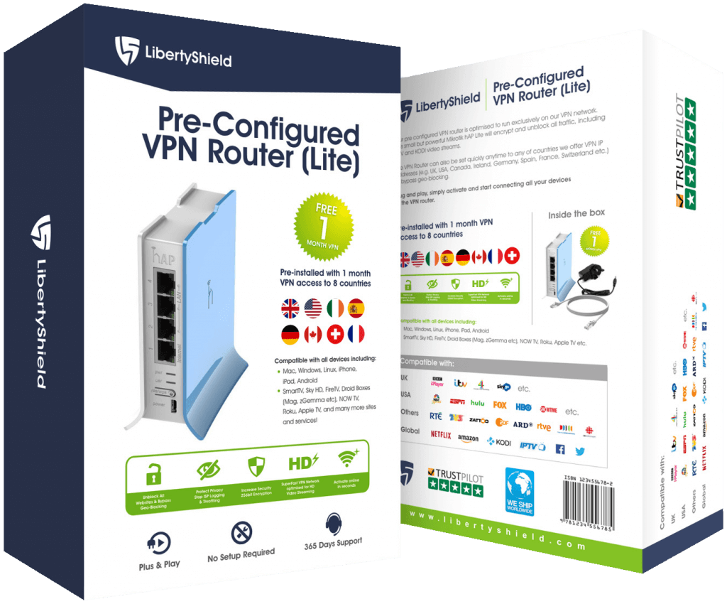 Liberty Shield VPN Router Lite