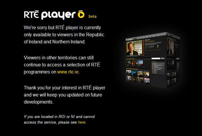 watch RTE Player anywhere