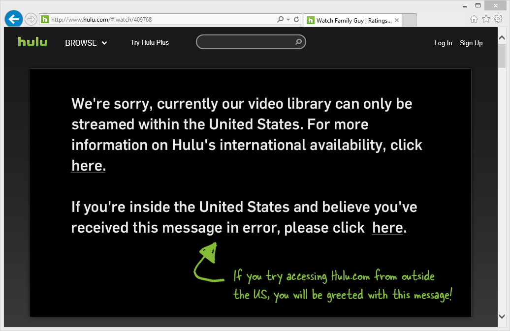 hulu outside USA VPN