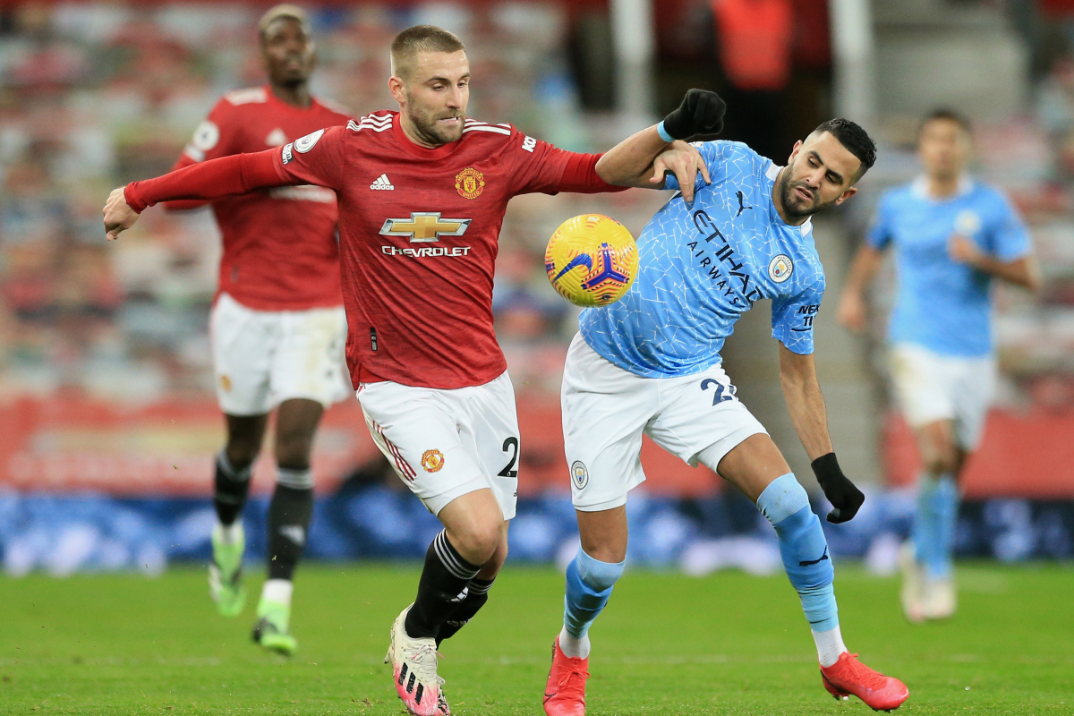 Manchester City United Premier League Match Day 28