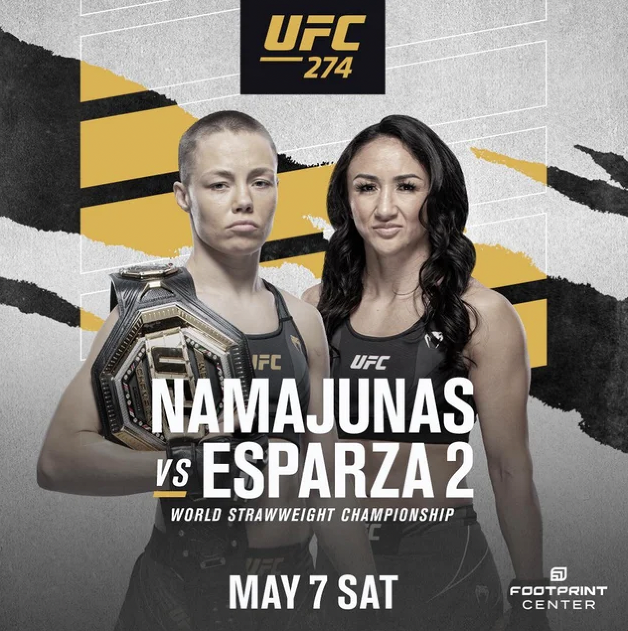 Rose Namajunas vs Carla Esparza UFC 274