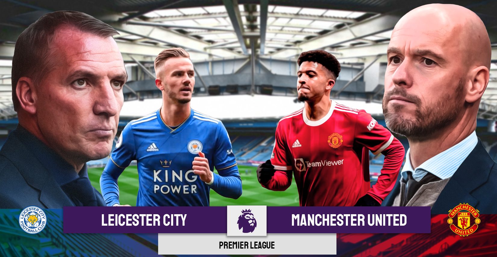 Leicester City vs Manchester United Premier League Match Day 5