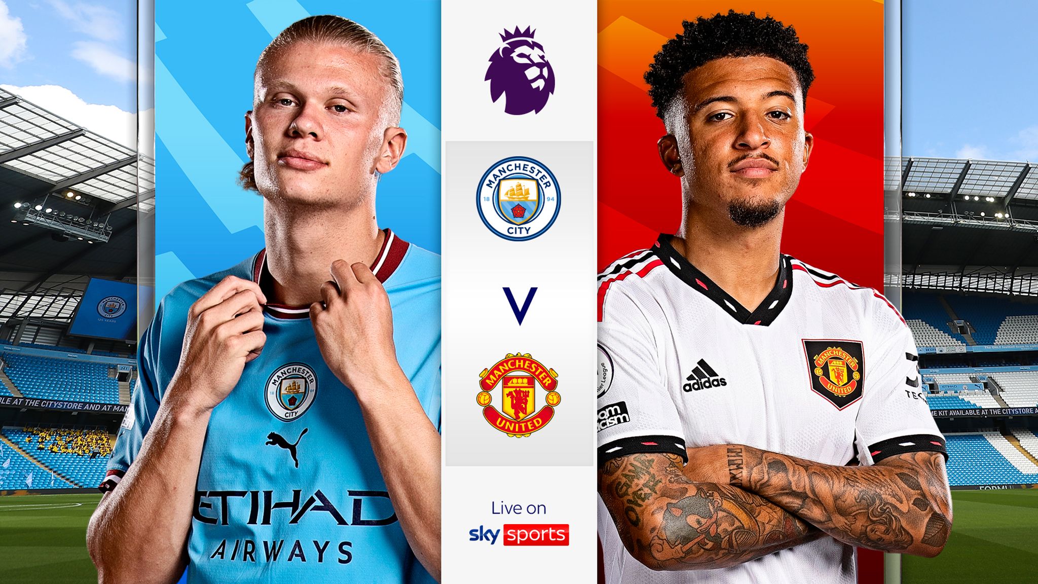 Manchester City vs Manchester United Premier League Match Day 9