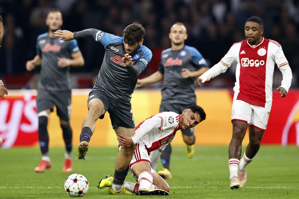 Napoli vs Ajax UEFA Champions League Match Day 4