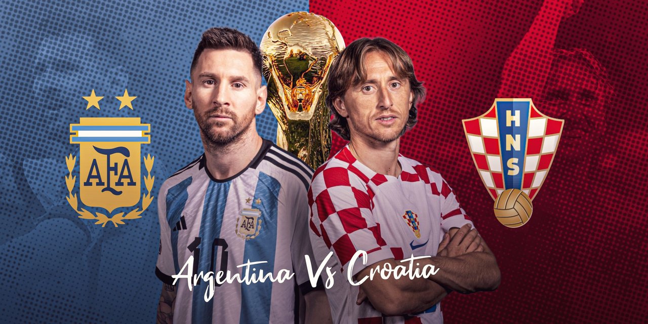 Argentina vs Croatia World Cup Semi Final.