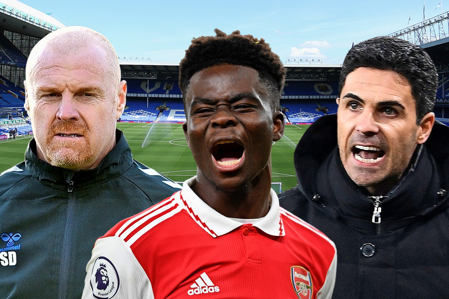 Everton vs Arsenal Premier League Match Day 22